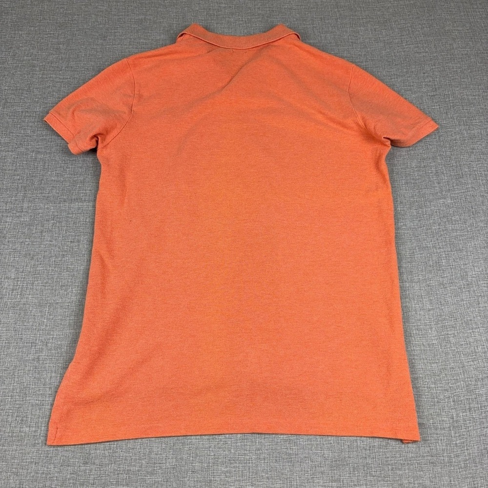 Vintage Ralph Lauren Polo Shirt Mens Large Orange Cotton Short Sleeve - Picture 12 of 16